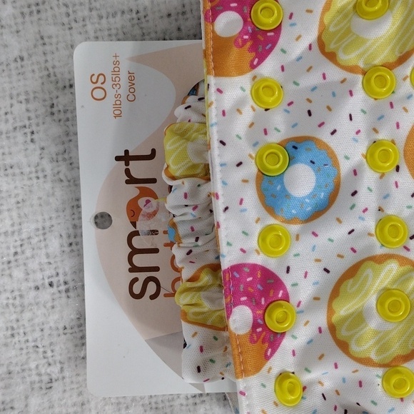 NWT Smart Bottoms Sprinkles Cloth Diaper OS 10 lb - 35+ lb - Picture 2 of 6